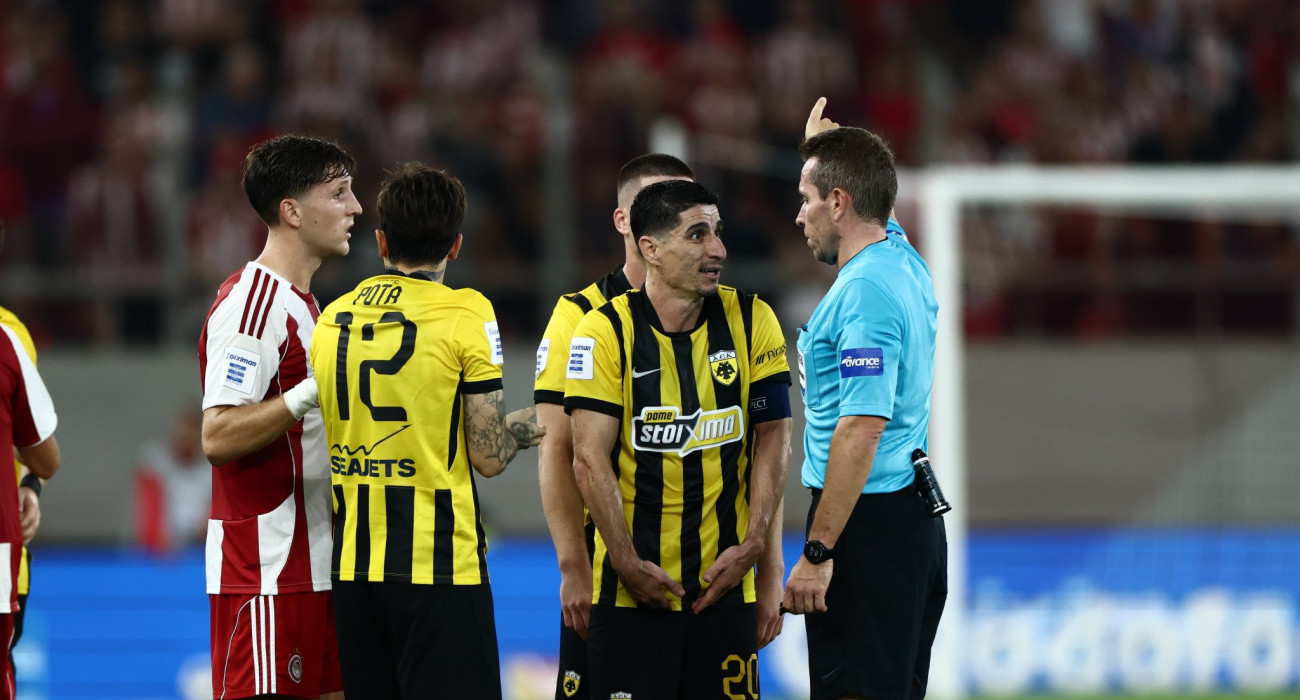 Στιγμιότυπο απο το Ολυμπιακός - ΑΕΚ / Πηγή: Eurokinissi