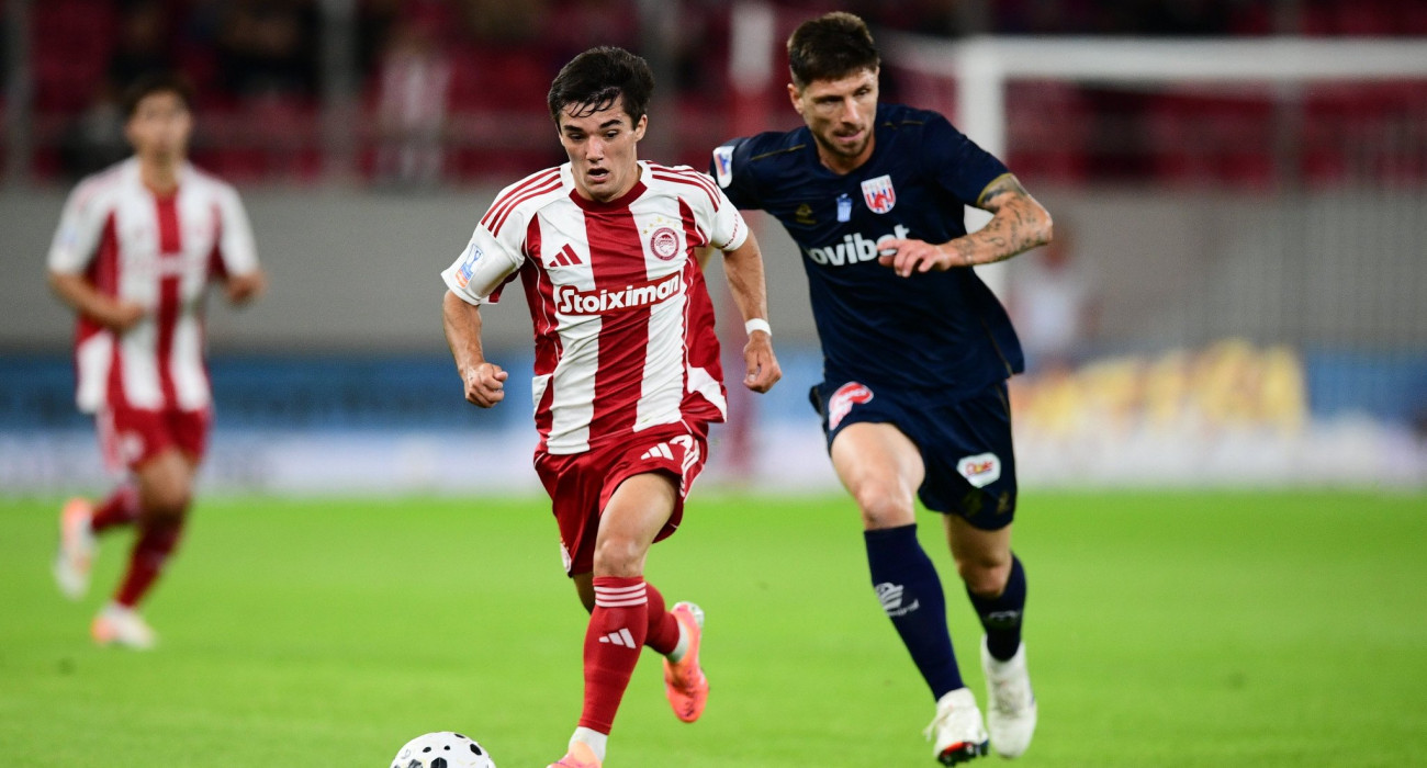 Στιγμιότυπο από την αναμέτρηση Ολυμπιακός - Βόλος / Πηγή: Eurokinissi