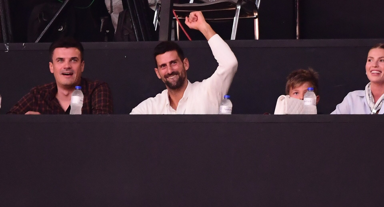 Ο Νόβακ Τζόκοβιτς στο ΣΕΦ / Πηγή: Eurokinissi