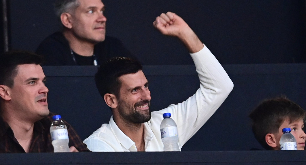 O Νόβακ Τζόκοβιτς στο ΣΕΦ / Πηγή: Eurokinissi