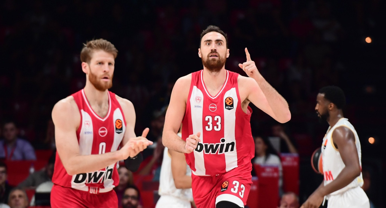 Ο Νίκολα Μιλουτίνοφ στο παιχνίδι του Ολυμπιακού με τη Μονακό, Πηγή: EUrokinissi