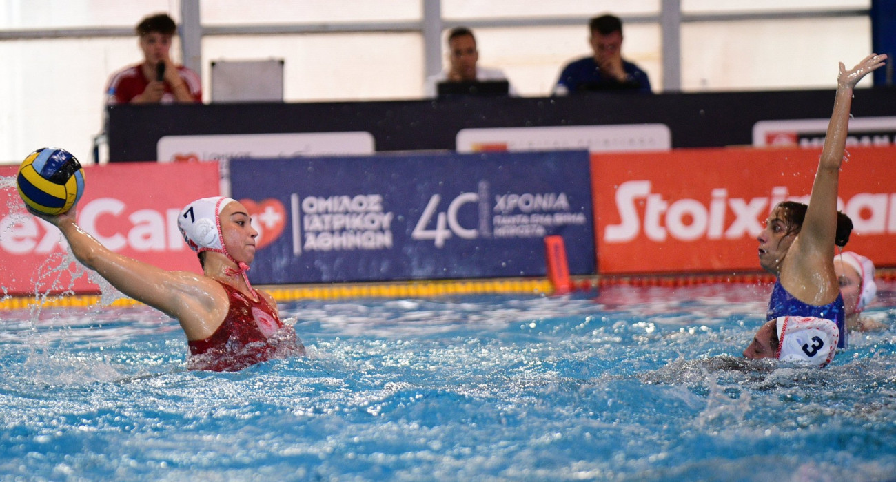 Φάση από τον αγώνα του Ολυμπιακού με τον Ναυτικό Όμιλο Πατρών / Πηγή: Eurokinissi