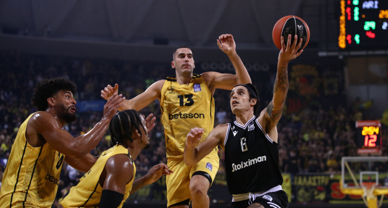 Η Βαθμολογία της Stoiximan GBL μετά το ντέρμπι Θεσσαλονίκης / Πηγή: Eurokinissi