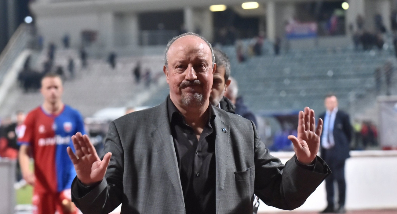 Ο Ράφα Μπενίτεθ μετά το Βόλος-Παναθηναϊκός / Πηγή: Eurokinissi