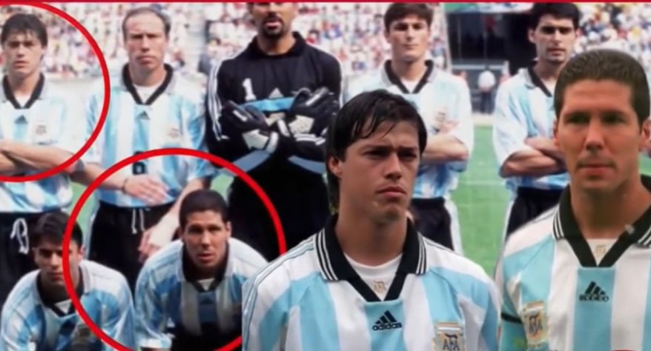 Ο Ματίας Αλμέιδα μαζί με τον Ντιέγκο Σιμεόνε / Screenshot Youtube