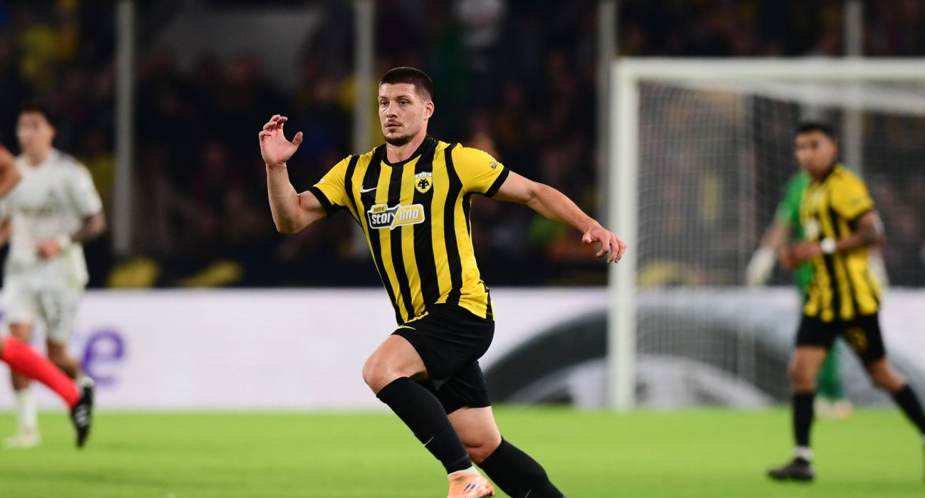 Ο Λούκα Γιόβιτς της ΑΕΚ / Πηγή: Eurokinissi