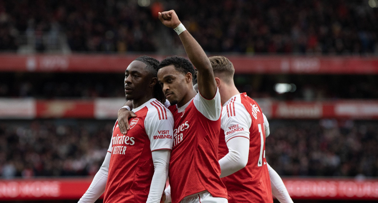 Ποδοσφαιριστές της Άρσεναλ πανηγυρίζουν / Πηγή: Imago