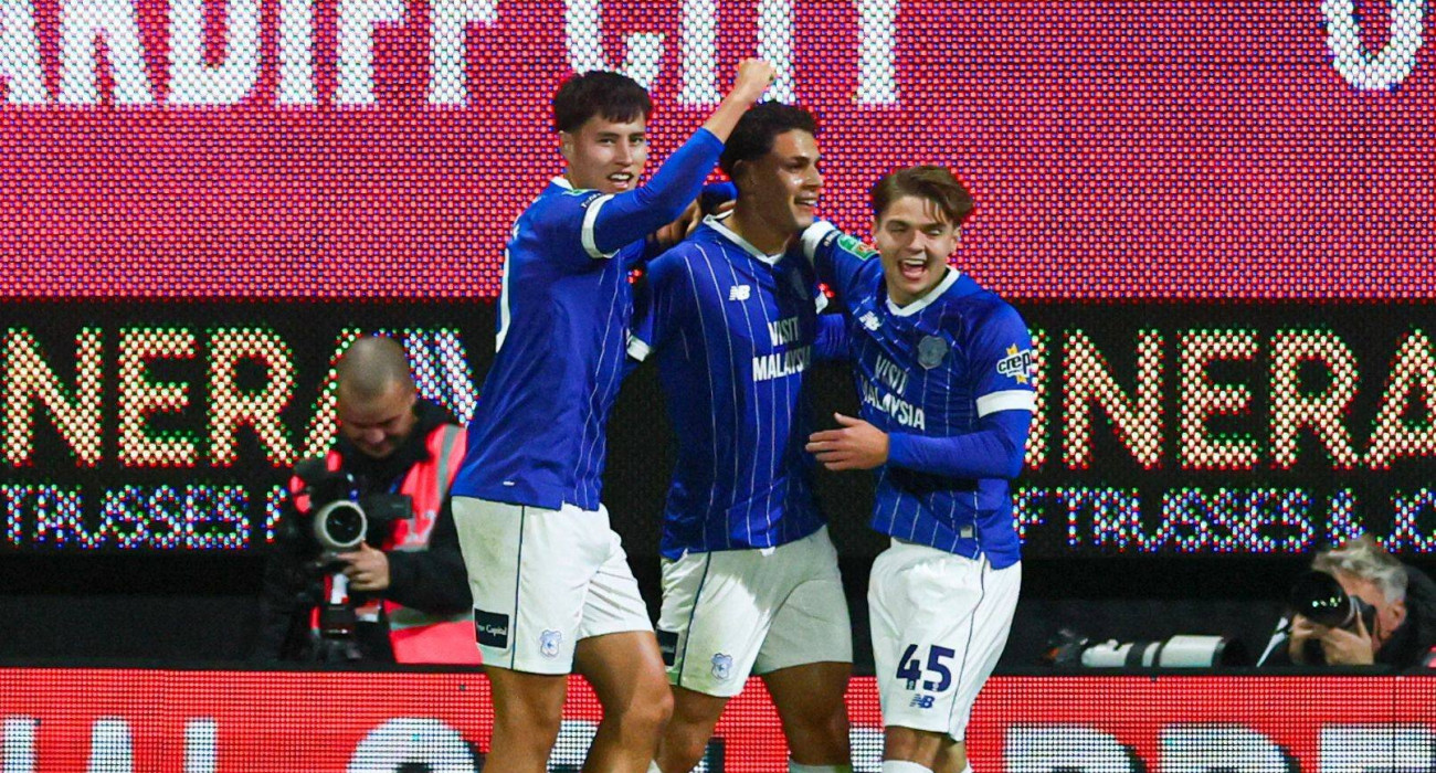 Οι παίκτες της Κάρντιφ πανηγυρίζουν / Πηγή: Imago