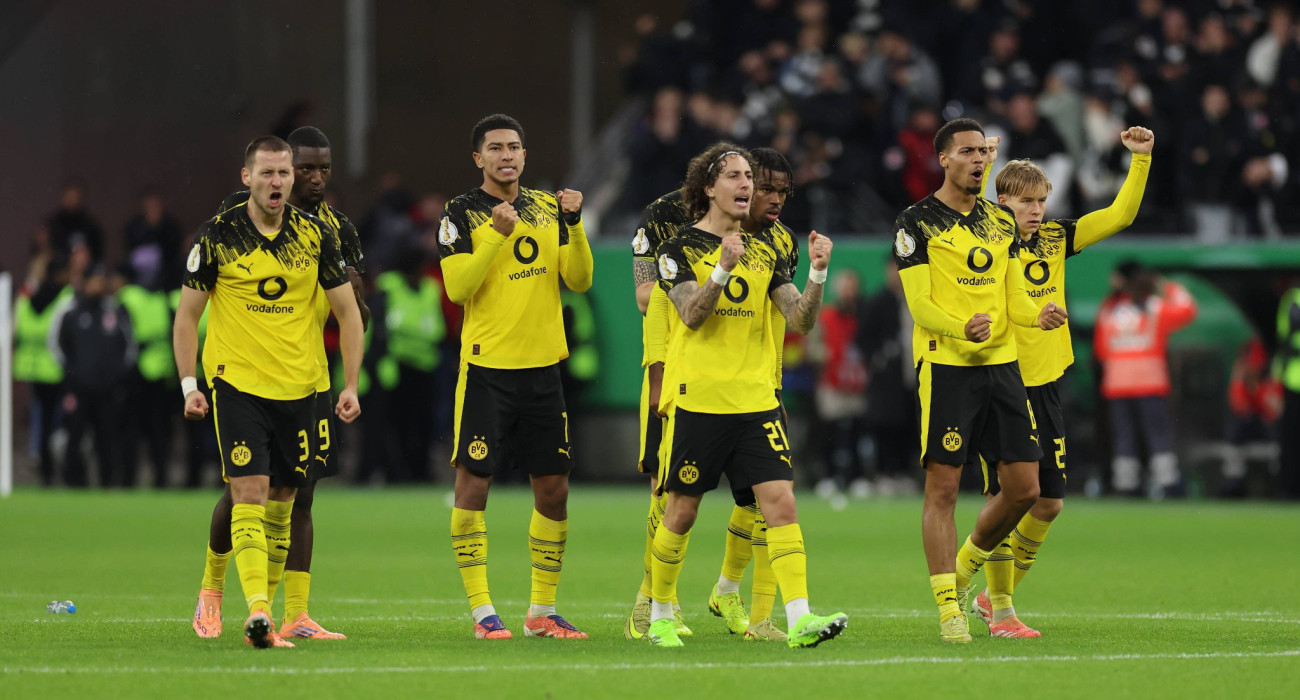 Οι παίκτες της Ντόρτμουντ πανηγυρίζουν / Πηγή: Imago