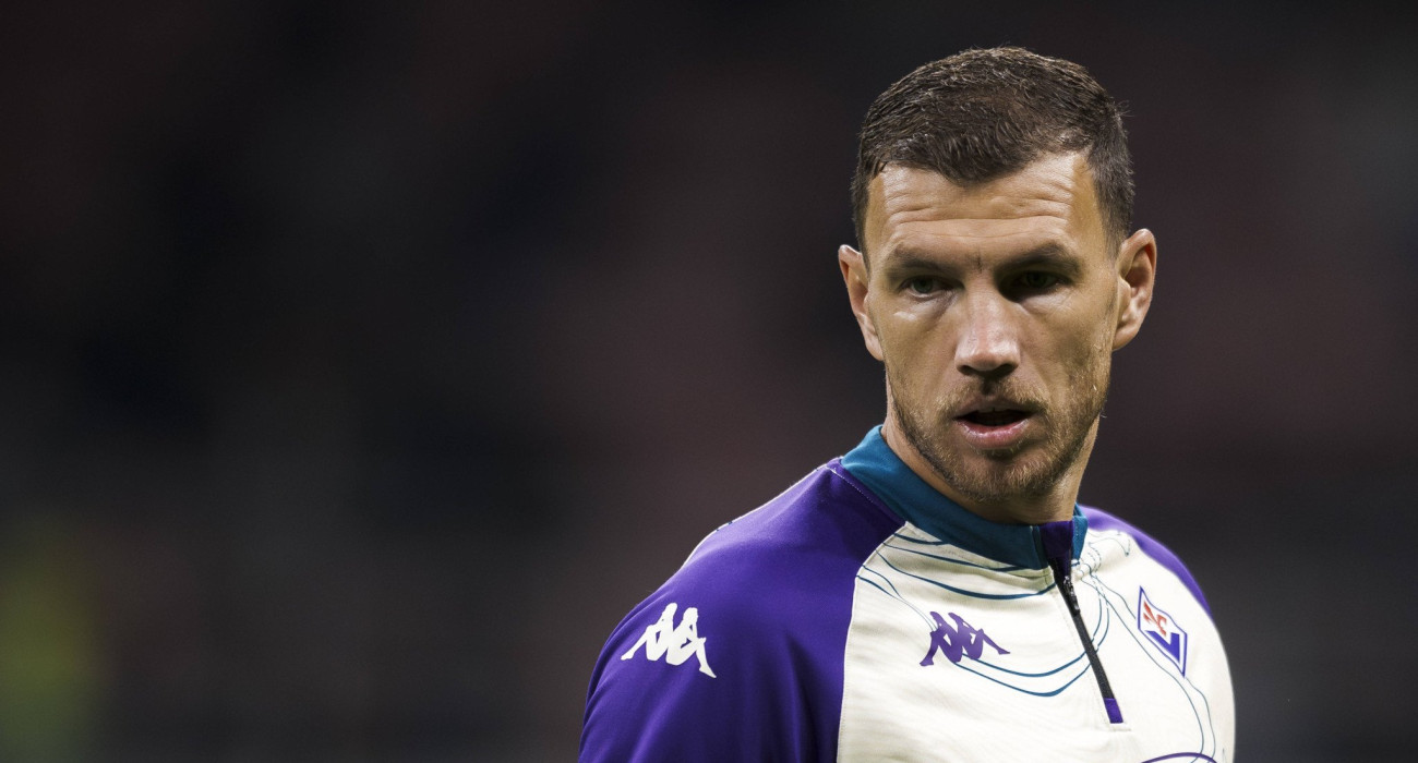 Ο Έντιν Τζέκο με την Φιορεντίνα / Πηγή: Imao