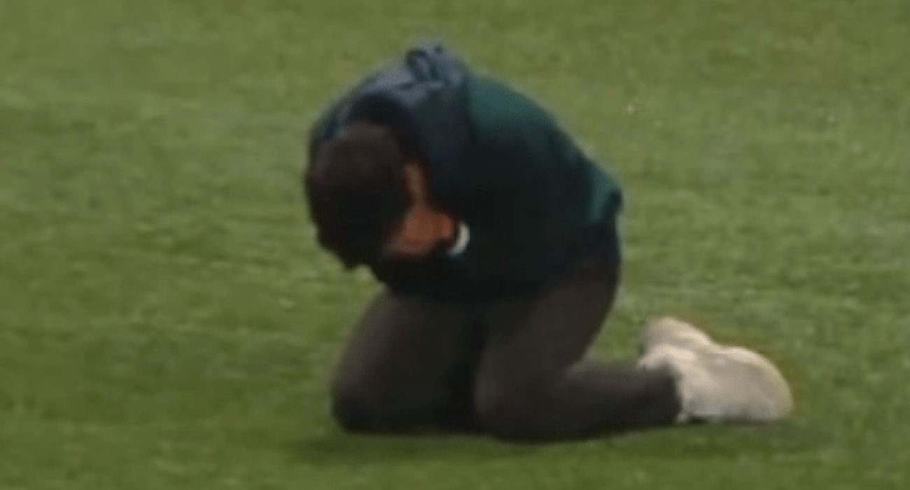 Ο Αμπέλ Φερέιρα ξεσπάει σε κλάματα μετά την πρόκριση / Screenshot