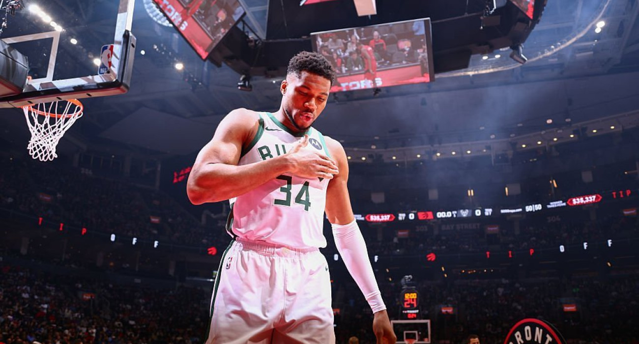 Ο Γιάννης Αντετοκούνμπο - Photo by Vaughn Ridley/NBAE via Getty Images