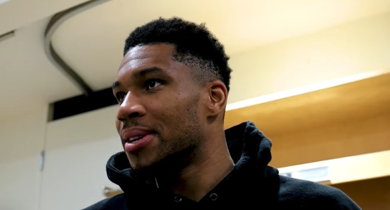 Ο Γιάννης Αντετοκούνμπο/printscreen