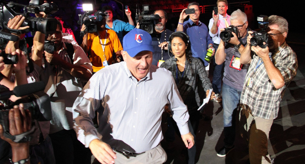 Ο ιδιοκτήτης των Κλίπερς, Στιβ Μπάλμερ / Πηγή: Imago