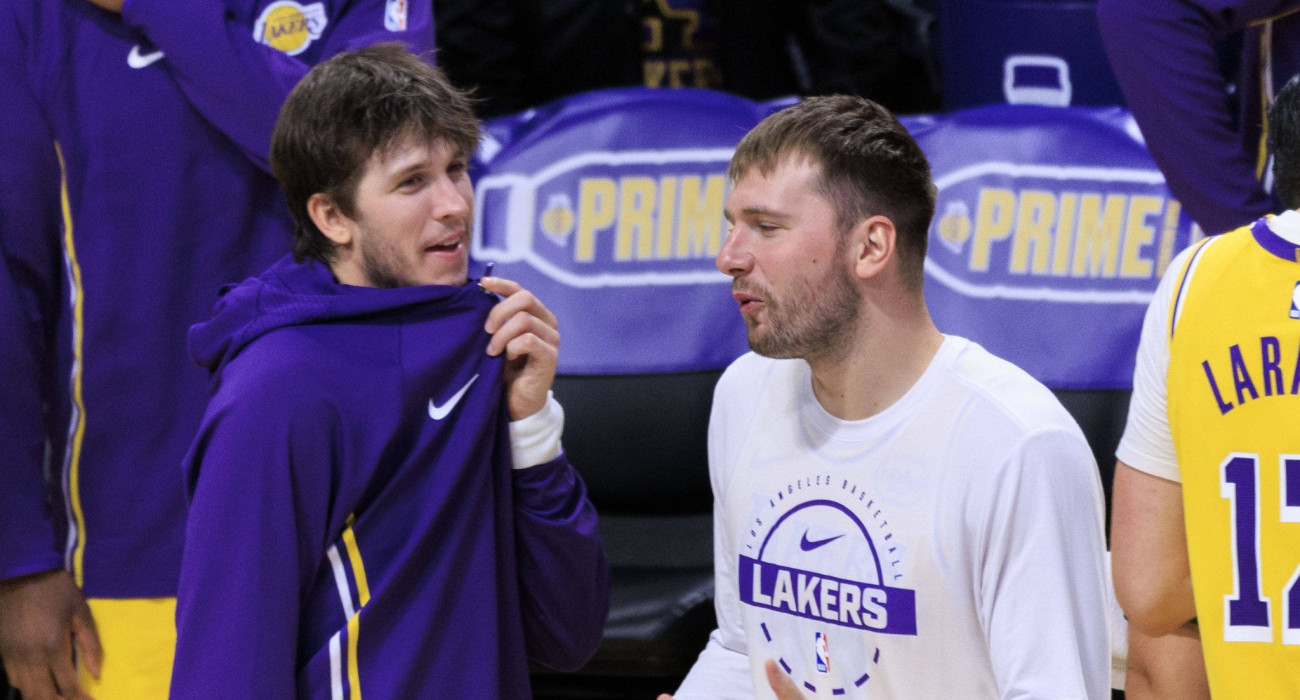 Ο Όστιν Ριβς και ο Λούκα Ντόντσιτς/Πηγή: imago