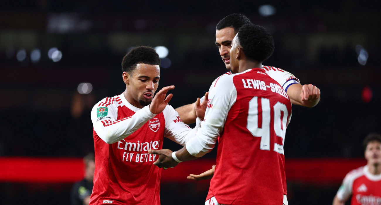 Οι παίκτες της Άρσεναλ πανηγυρίζουν / Πηγή: Imago