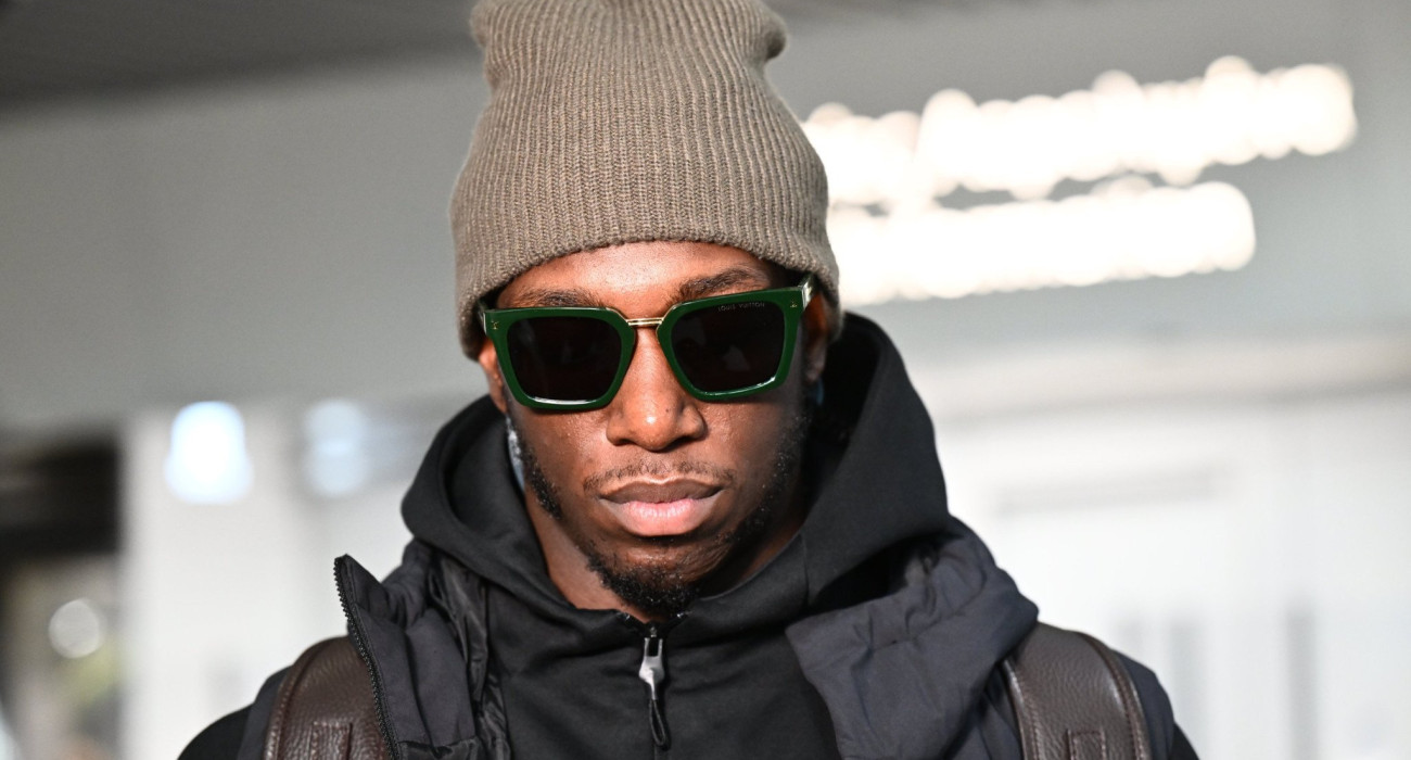 Ο Κέντρικ Ναν κατά την αναχώρηση του Παναθηναϊκού για το Βελιγράδι / Πηγή: Β. Στόλης