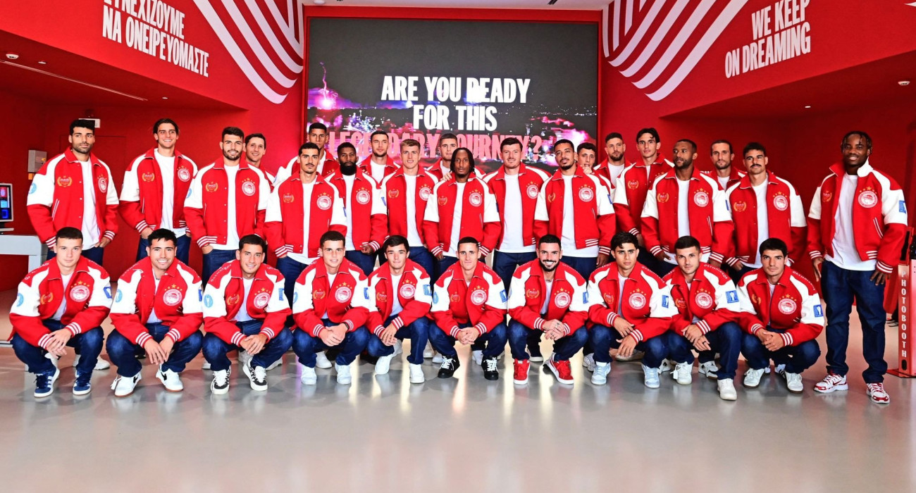 Οι παίκτες του Ολυμπιακού επισκέφθηκαν το νέο μουσείο της ομάδας / Πηγή: Olympiacos.org