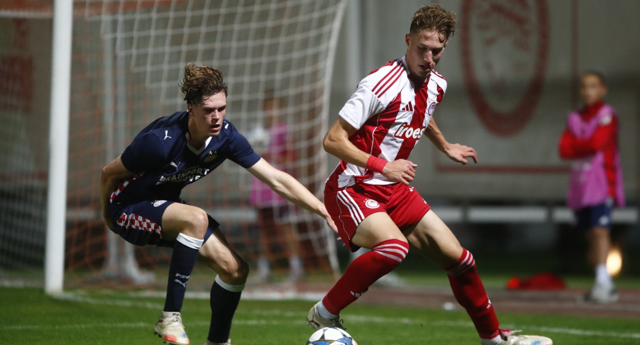 Στιγμιότυπο από την αναμέτρηση Ολυμπιακός - Αϊντχόφεν (Κ19) / Πηγή: Eurokinissi