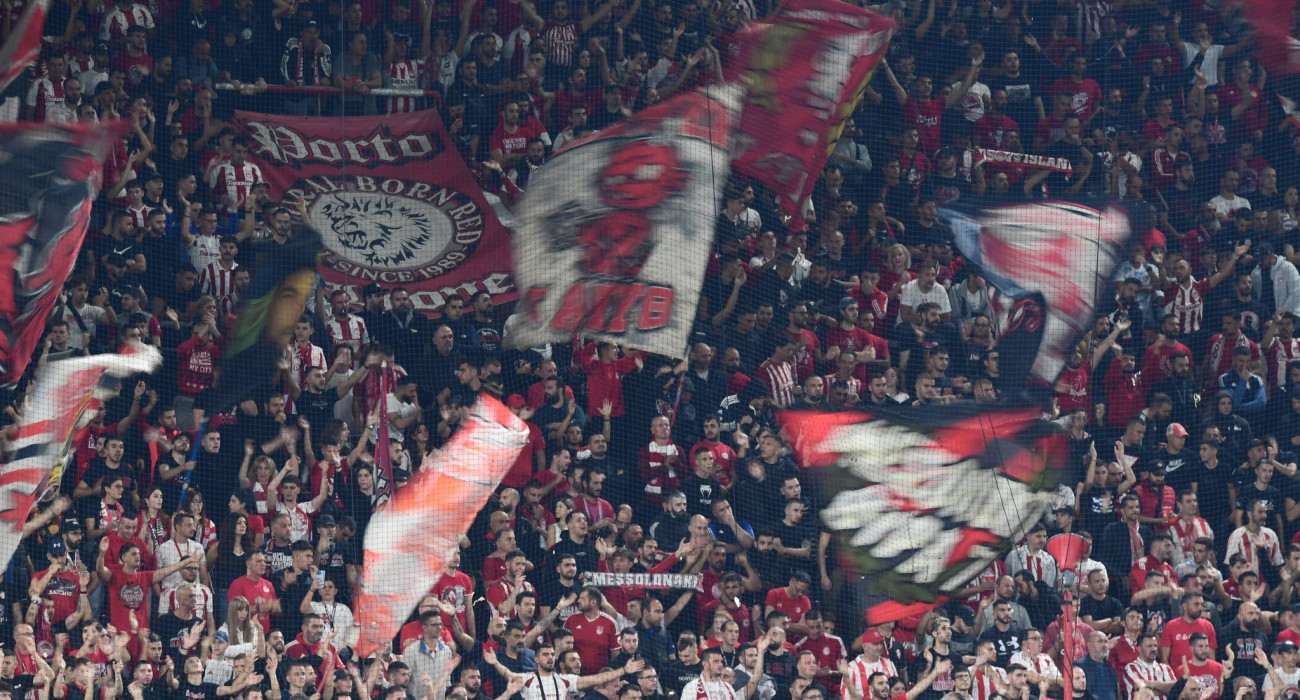 Οπαδοί του Ολμυπιακού / Πηγή: Eurokinissi