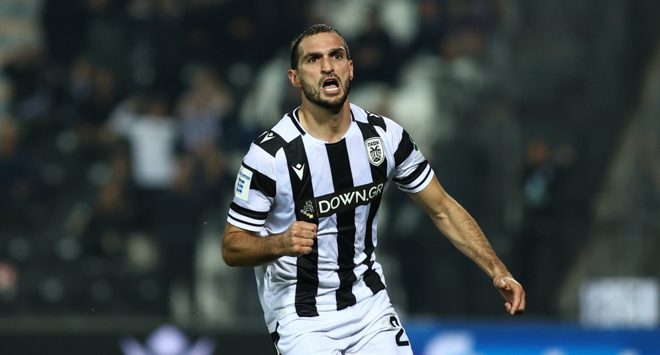 Ο Μαγκομέντ Οζντόεφ πανηγυρίζει με τον ΠΑΟΚ / Πηγή: Eurokinissi