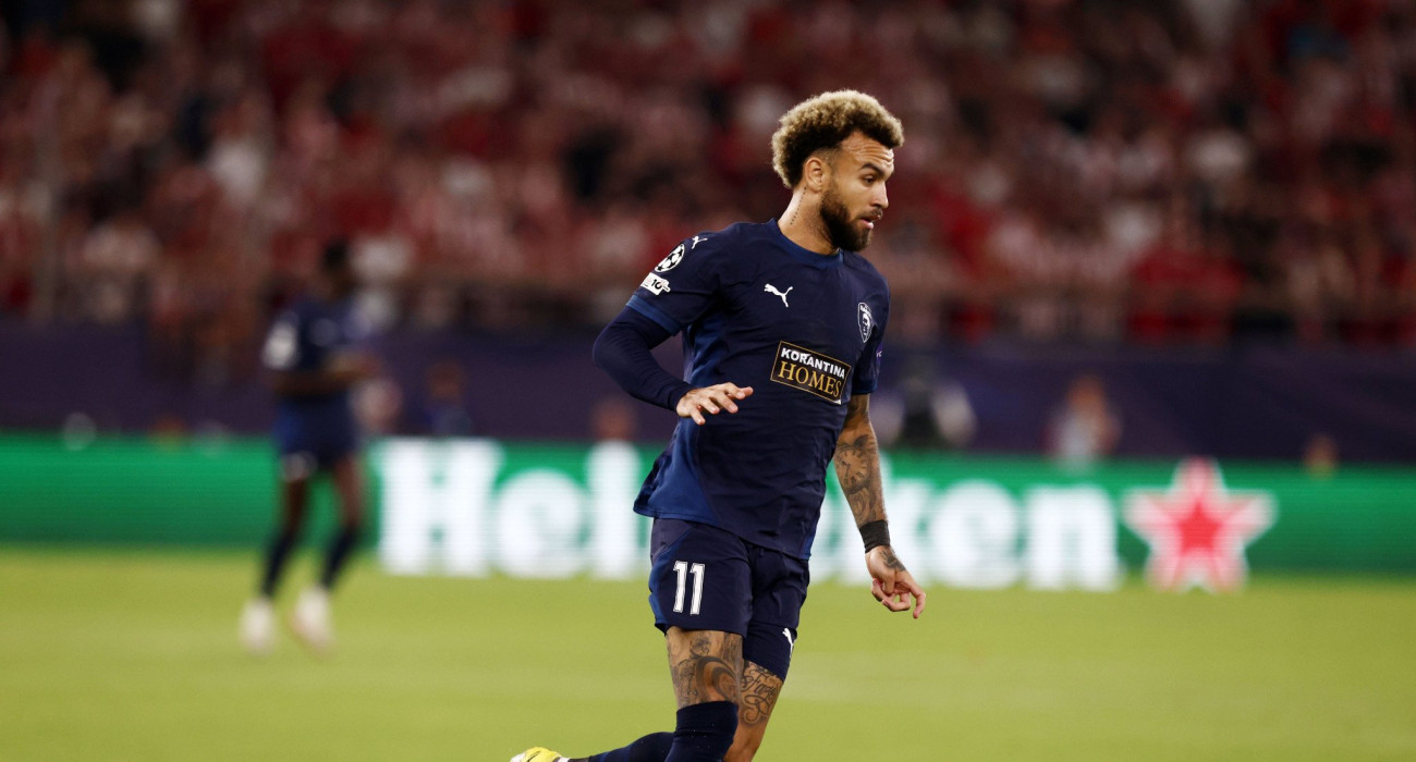 Ο Τζάτζα σε αγώνα της Πάφου στο Champions League / Πηγή: Intime