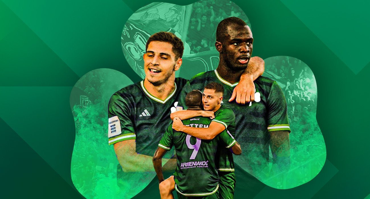 Ο Ανδρέας Τεττέη και ο Παύλος Παντελίδης στον Παναθηναϊκό  / Image Μάνος Περδικάκης