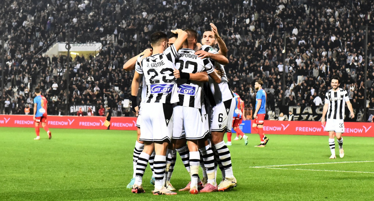 Οι παίκτες του ΠΑΟΚ πανηγυρίζουν / Πηγή; Intime