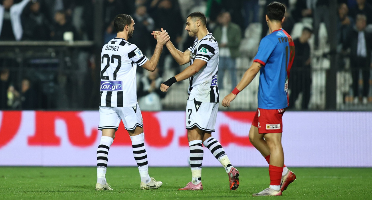 Στιγμιότυπο από την αναμέτρηση ΠΑΟΚ - Βόλος / Πηγή: Eurokinissi