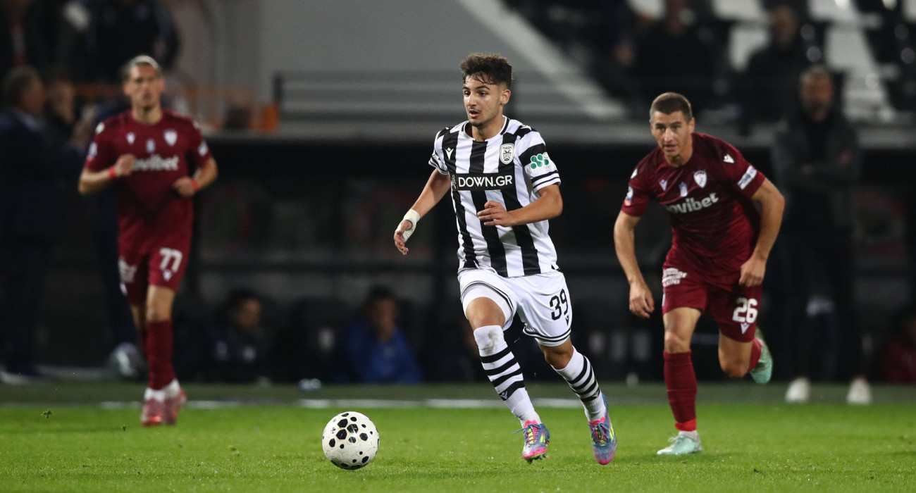 Στιγμιότυπο από την αναμέτρηση ΠΑΟΚ - ΑΕΛ Novibet / Πηγή: Eurokinissi