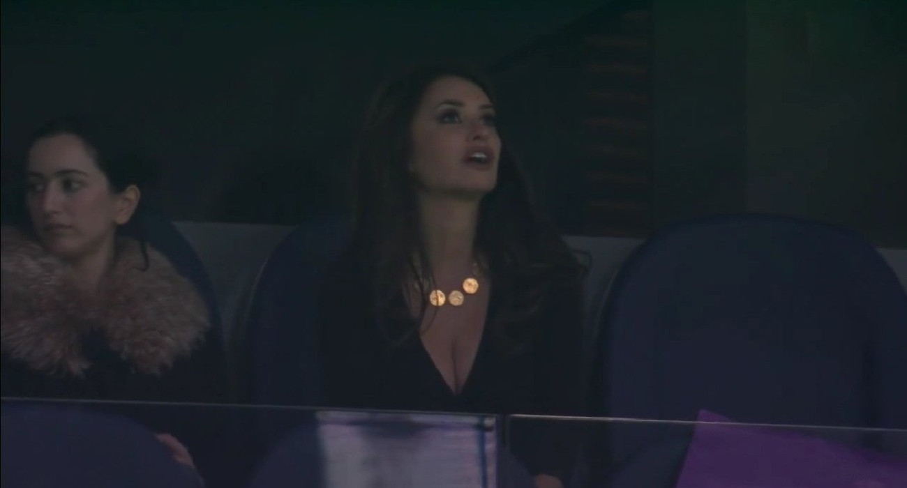 Η Πενέλοπε Κρουζ στο «Σαντιάγκο Μπερναμπέου» / Screenshot