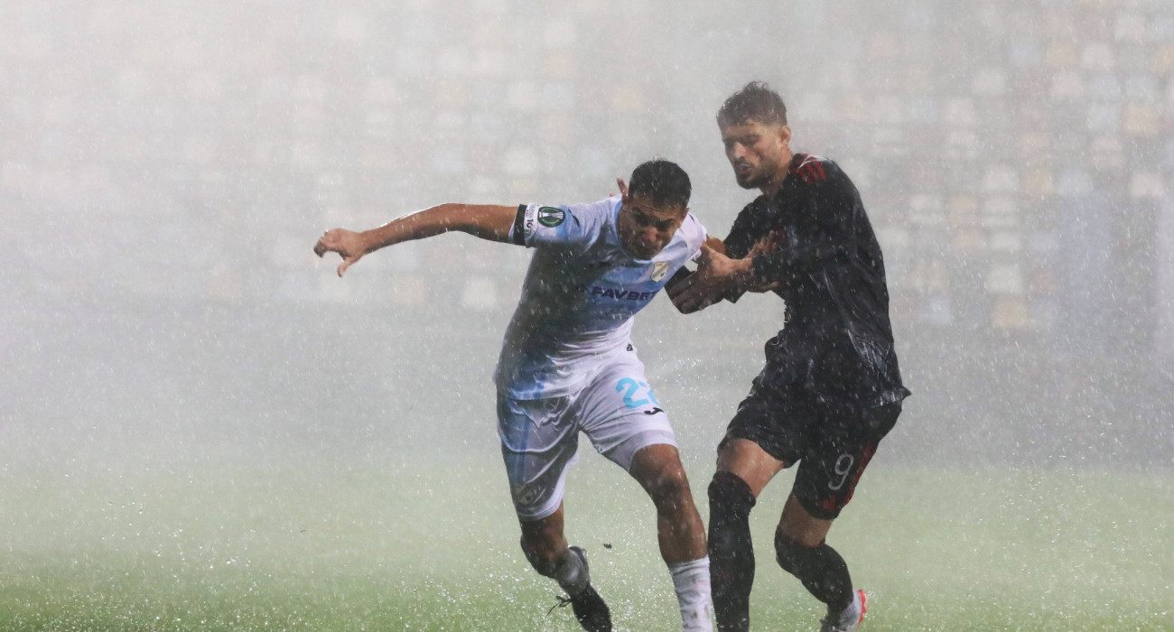 Στιγμιότυπο από το γήπεδο της Ριέκα στο ματς με την Σπάρτα Πράγας / Πηγή: Imago