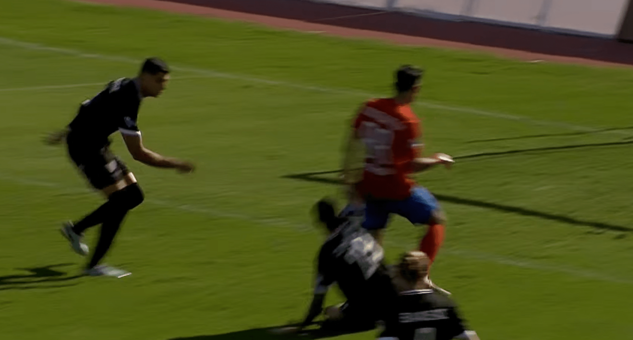 Το πέναλτι που ζήτησε ο Πανιώνιος για μαρκάρισμα στον Παπαγεωργίου / Screenshot