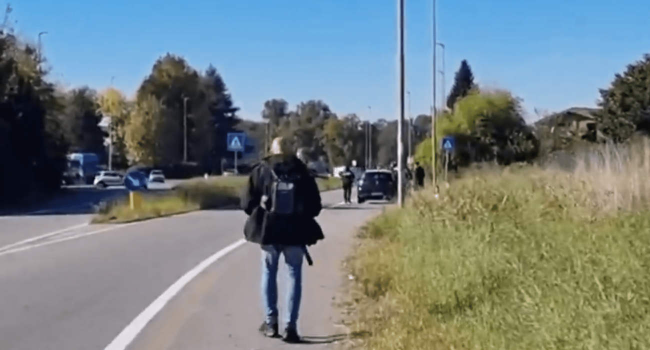 Το σημείο του ατυχήματος / Screenshot