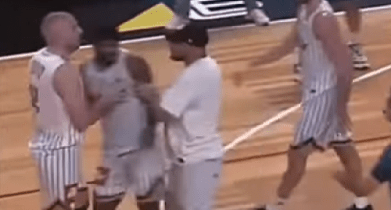 Εισβολή οπαδού σε αγώνα μπάσκετ στην Πάτρα και επίθεση σε παίκτη! (video)