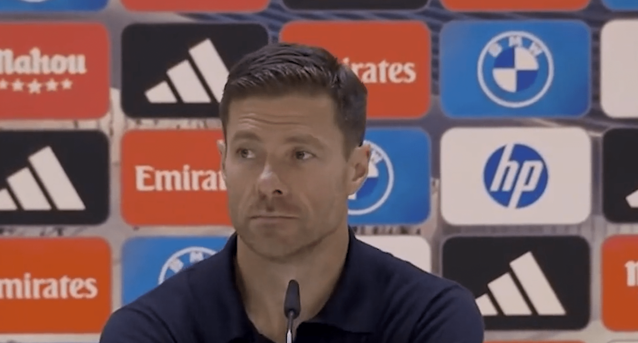 Ο Τσάμπι Αλόνσο στη συνέντευξη Τύπου / Screenshot