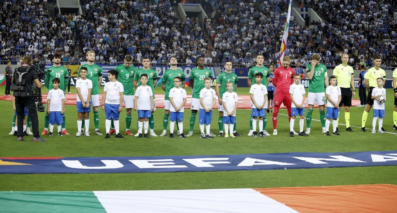 Οι παίκτες της εθνικής Ιρλανδίας / Πηγή: InTime