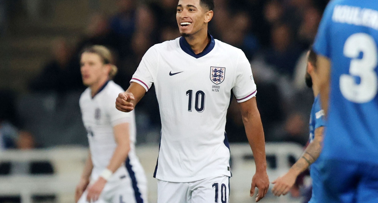 Ο Τζούντ Μπέλιγχαμ με την φανέλα της εθνικής Αγγλίας / Πηγή: Intime