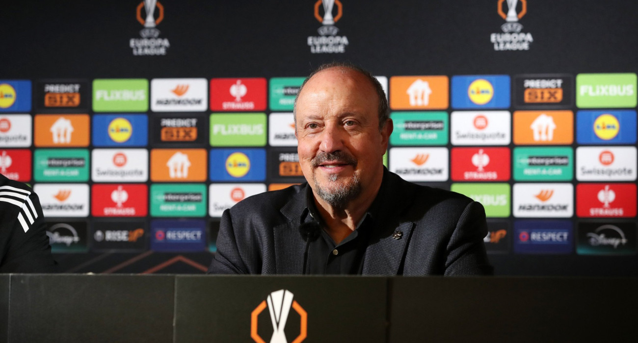 Ο Ράφα Μπενίτεθ στην συνέντευξη Τύπου / Πηγή: InTime