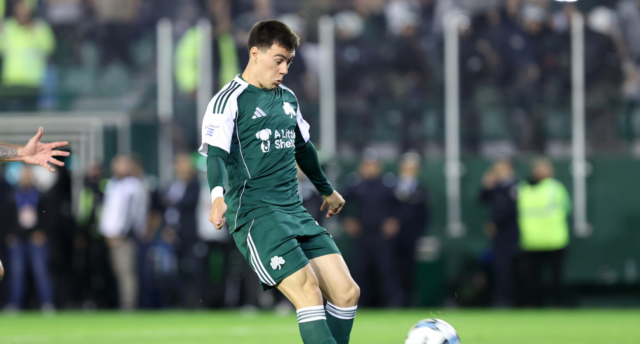 Ο Φακούντο Πελίστρι με τη φανέλα του Παναθηναϊκού / Πηγή: InTime