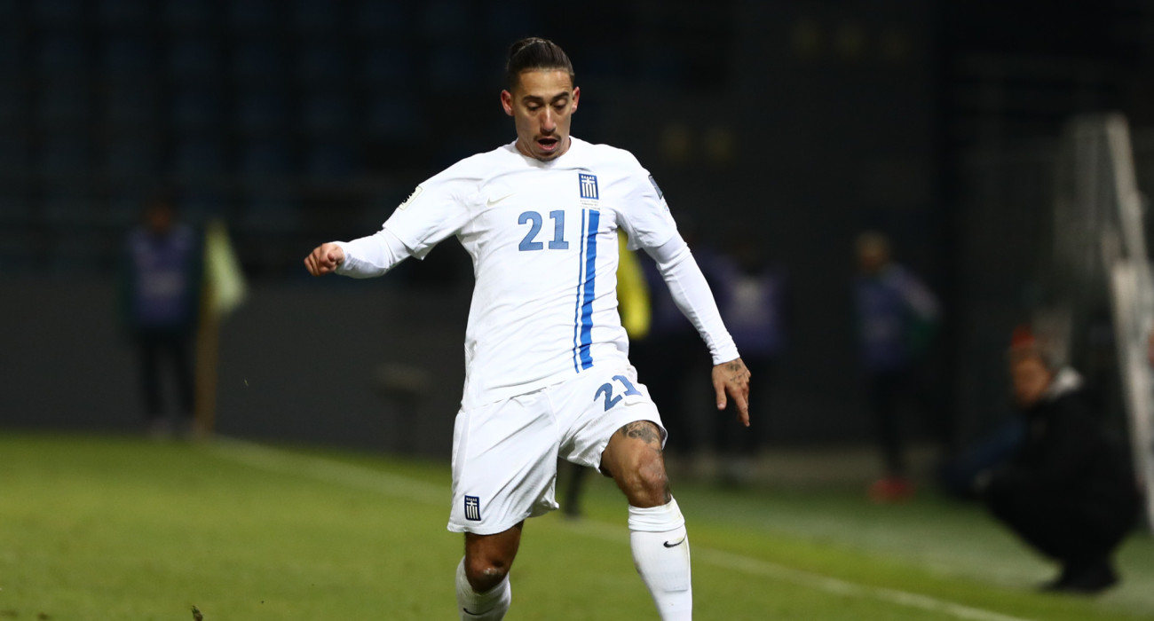 Ο Κώστας Τσιμίκας με τη φανέλα της Εθνικής Ελλάδας / Πηγή: InTime