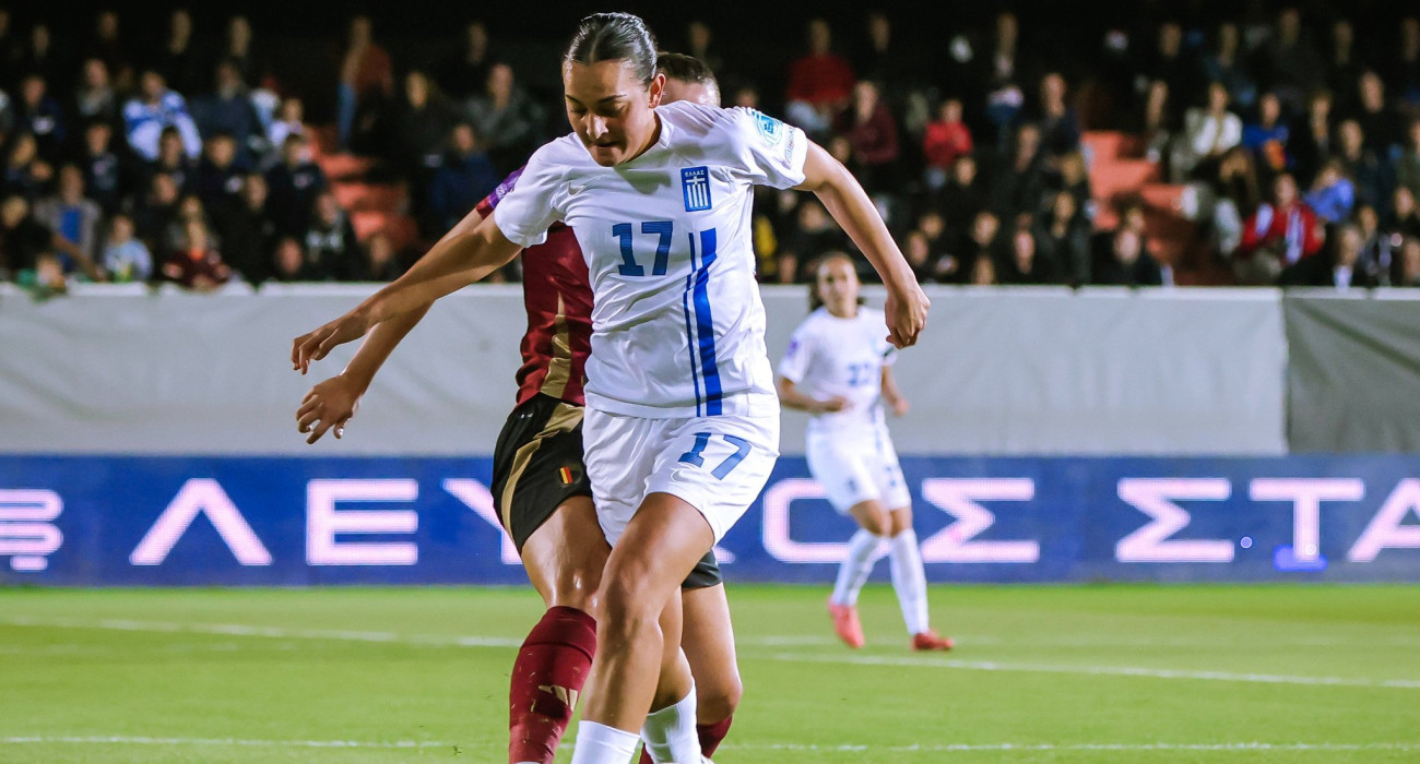 Φάση από τον αγώνα της Εθνικής με το Βέλγιο / Πηγή: Eurokinissi