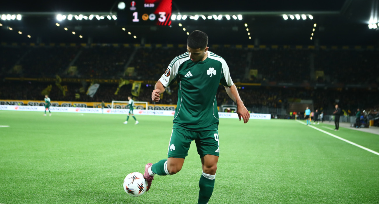 Ο Ανάς Ζαρουρί σε αγώνα του Παναθηναϊκού στη Super League / Πηγή: Eurokinissi