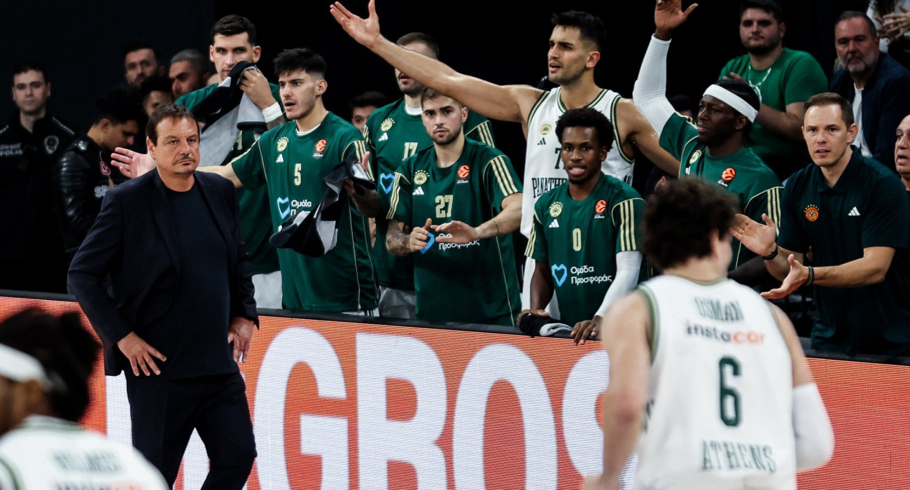 Ο πάγκος του Παναθηναϊκού, Πηγή: Eurokinissi