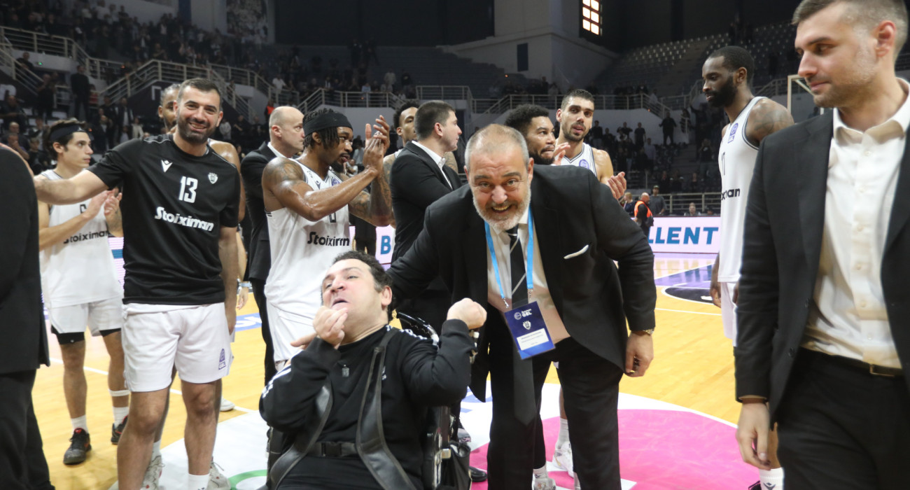 Ο Θανάσης Χατζόπουλος με τον Γιαννάκη, Πηγή: Eurokinissi