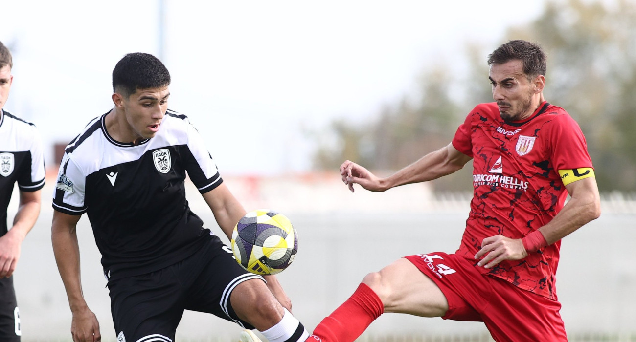 Στιγμιότυπο από τον αγώνα Καμπανιακός - ΠΑΟΚ Β' / Πηγή: Eurokinissi