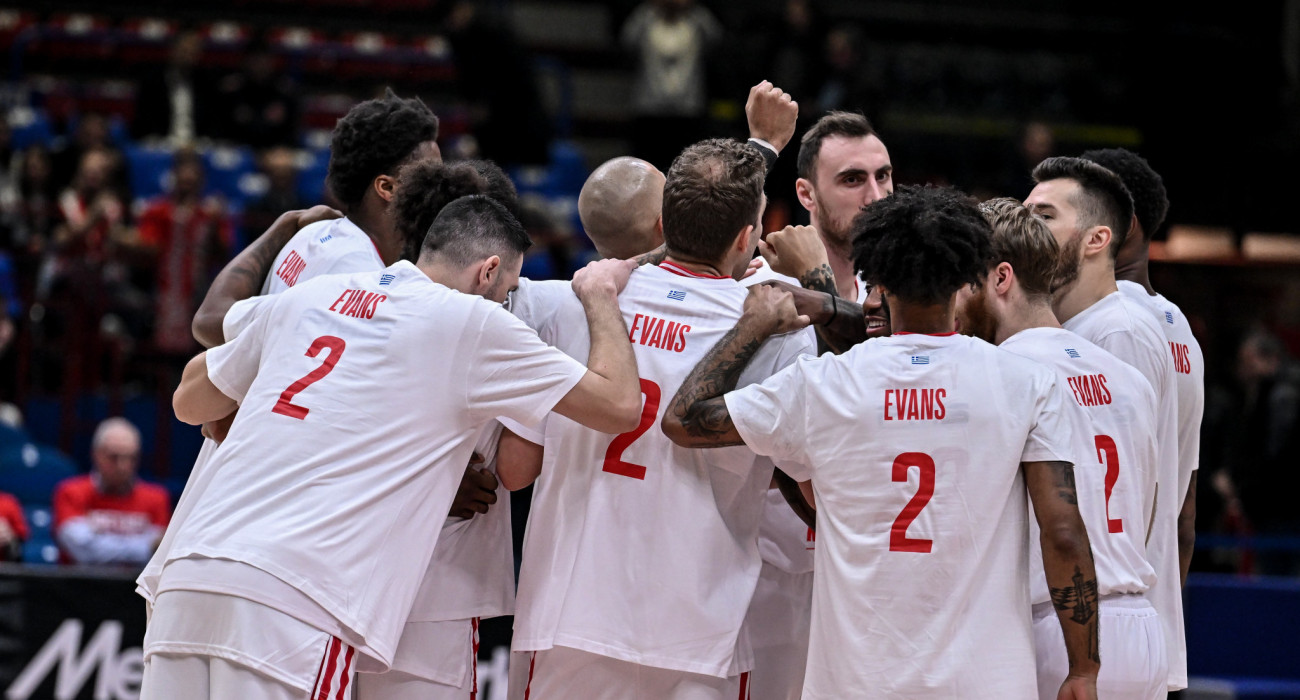 Οι παίκτες του Ολυμπιακού δεν ξεχνούν τον Κίναν Έβανς / Πηγή: Eurokinissi