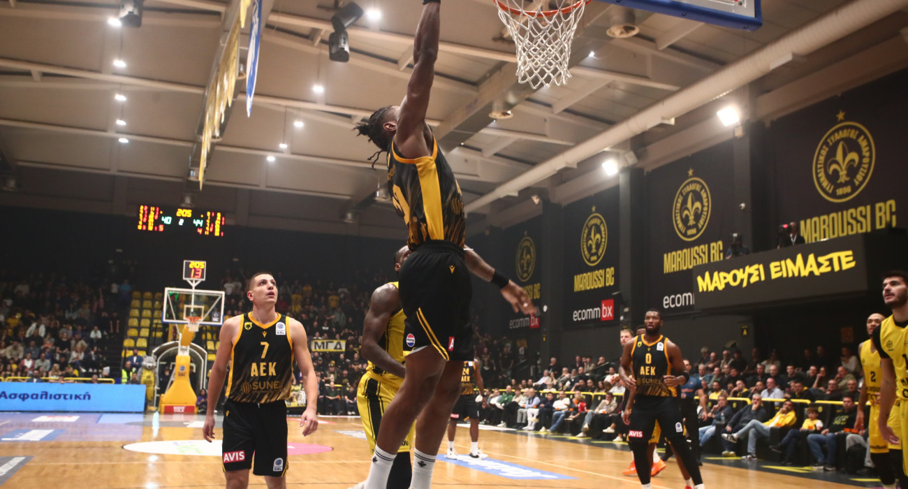 Στιγμιότυπο από το Μαρούσι - ΑΕΚ, Πηγή: Eurokinissi