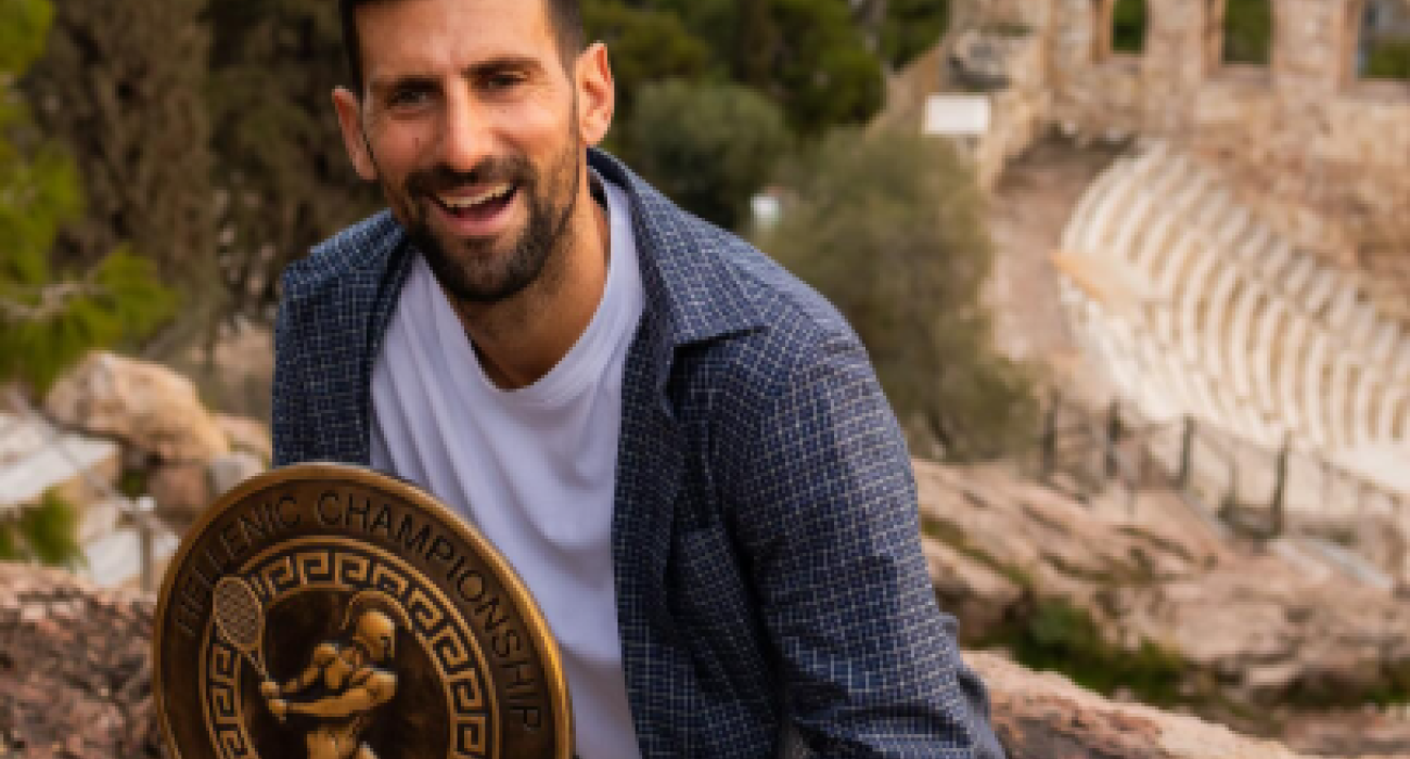 Ο Νόβακ Τζόκοβιτς στην Ακρόπολη / Πηγή: Instagram