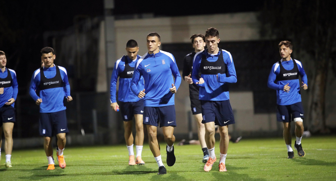 Προπόνηση της Εθνικής Ελπίδων / Πηγή: Intime